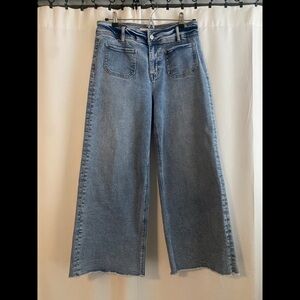 Classic Blue Wide-Leg Jeans